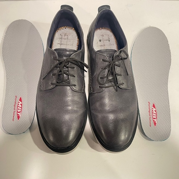 Cole Haan Grandos Mens Leather Plain Toe Oxford Gray Lace Up Sz 10.5 Shoe C27324 main image 10
